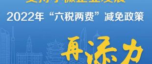 一圖了解：支持小微企業(yè)發(fā)展，2022年“六稅兩費”減免政策再添力